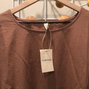 Maeve Portrait Neckline Dress with 3/4 Sleeve